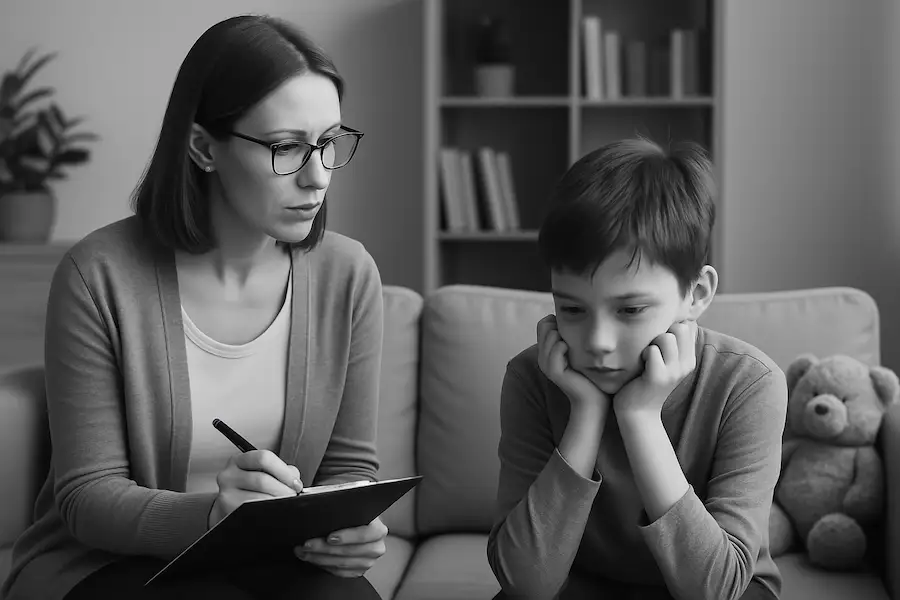 Using therapy to help children adjust to divorce or separation